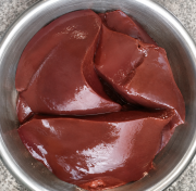 Reh - Leber Stücke 500g