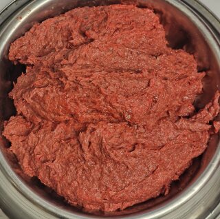 Pferde Fleisch mager extra fein gewolft 1Kg